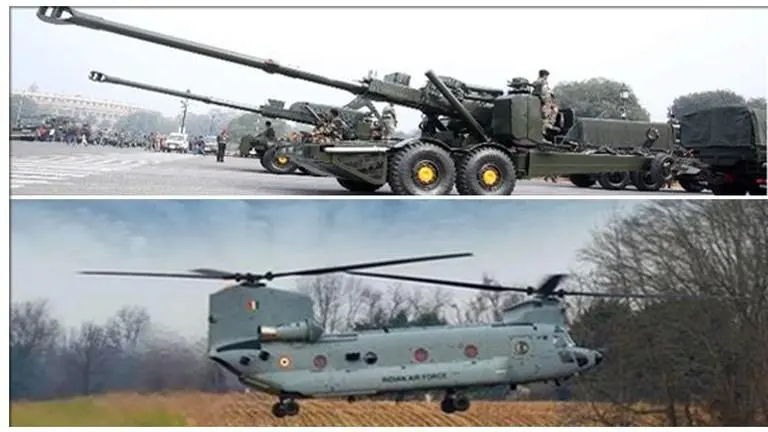 Army to induct Dhanush artillery guns, Air Force to commission heavy-lift Chinook choppers in service next week Army to induct Dhanush artillery guns, Air Force to commission heavy-lift Chinook choppers in service next week