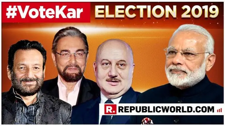 'You have made India very proud at the world stage': PM Narendra Modi appeals Anupam Kher, Kabir Bedi and Shekhar Kapur to raise awareness with 'Vote Kar' campaign 'You have made India very proud at the world stage': PM Narendra Modi appeals Anupam Kher, Kabir Bedi and Shekhar Kapur to raise awareness with 'Vote Kar' campaign