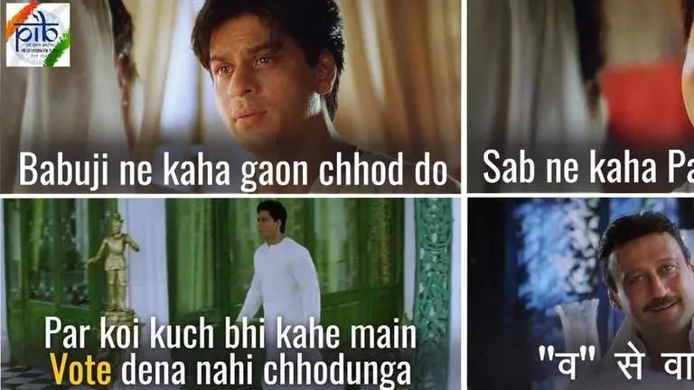 'Waah Dev Baabu', PIB's latest spin on promoting 'Vote For India' using 'Devdas dialogue' goes viral