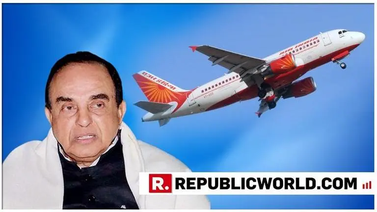 Here's whose 'efficiency and honesty' Dr Subramanian Swamy credits for Air India's improved functioning