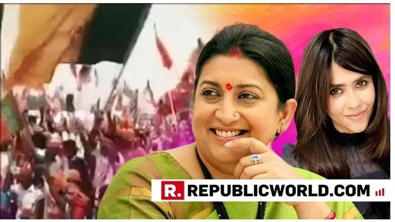 WATCH: 'Go Kill It', Producer-Director Ekta Kapoor gives a shout-out to Union Minister Smriti Irani for Lok Sabha Elections 2019 WATCH: 'Go Kill It', Producer-Director Ekta Kapoor gives a shout-out to Union Minister Smriti Irani for Lok Sabha Elections 2019