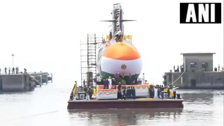 Indian Navy’s fourth stealth Scorpene class Submarine Vela launched at Mazagon Dock Limited in Mumbai. Details inside