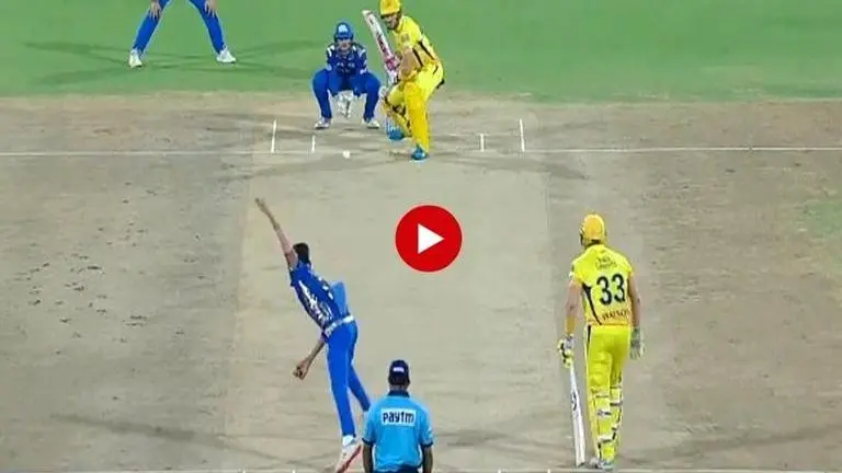 WATCH: Classic leg -spin helps Rahul Chahar dismiss Faf du Plessis in critical MI vs CSK IPL qualifier, Sachin Tendulkar applauds CHAHAR