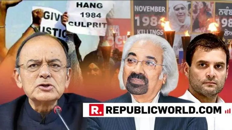Finance Minister Arun Jaitley slams Sam Pitroda's insensitive comment on 1984 anti-Sikh riots asking ,"Will the Congress President oust his 'Guru', who rubbishes the 1984 genocide?" Finance Minister Arun Jaitley slams Sam Pitroda's insensitive comment on 1984 anti-Sikh riots asking ,"Will the Congress President oust his 'Guru', who rubbishes the 1984 genocide?"