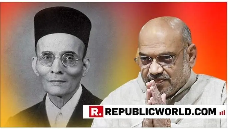 "Veer Savarkar lit the lamp of patriotism in the hearts of crores of people..." says Amit Shah paying tribute to the freedom fighter on his birth anniversary