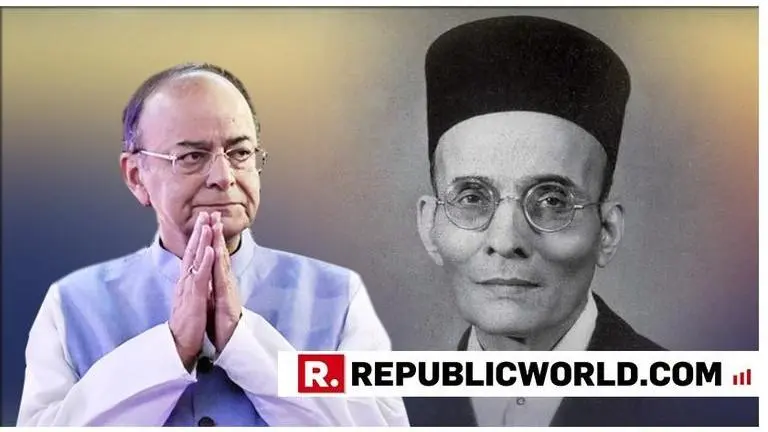 Paying tribute to Veer Savarkar, Arun Jaitley says 'his nationalistic ideals and patriotism guided generations'