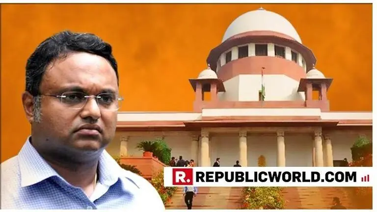 Karti Chidambaram's petition seeking release of Rs 10 crore surety dismissed, CJI instructs him to 'focus on his constituency' Karti Chidambaram's petition seeking release of Rs 10 crore surety dismissed, CJI instructs him to 'focus on his constituency'