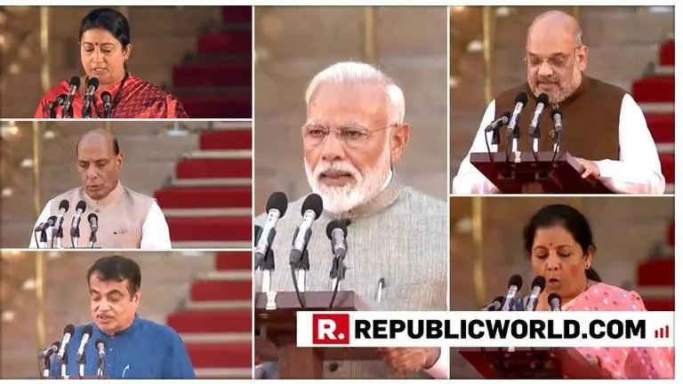 Here's the list of all Cabinet Ministers in the second Narendra Modi-led NDA government who are taking oath with the Prime Minister Here's the list of all Cabinet Ministers in the second Narendra Modi-led NDA government who are taking oath with the Prime Minister