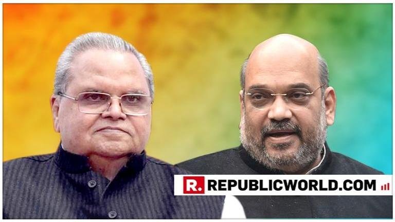 J&K Governer Satya Pal Malik Submits 3-page Document On Kashmir To Amit ...