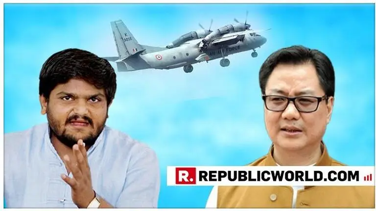 Shameful: Congress brings in China angle while politicising AN-32 crash, Minister Kiren Rjjiju questions Hardik Patel Shameful: Congress brings in China angle while politicising AN-32 crash, Minister Kiren Rjjiju questions Hardik Patel