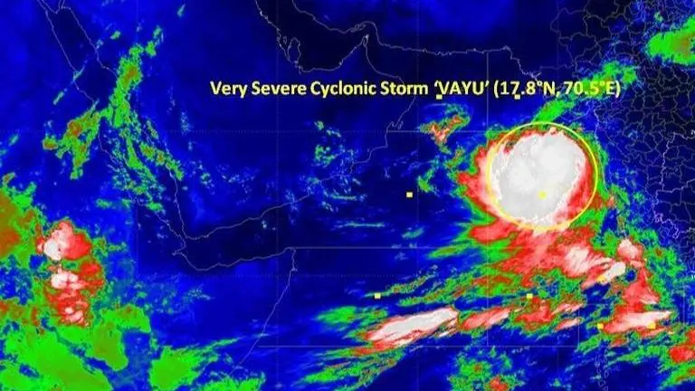 Cyclone VAYU Update: Gujarat steps up preparations for ahead of Thursday morning landfall forecast, IMD upgrades to 'Very Severe Cyclonic Storm' Cyclone VAYU Update: Gujarat steps up preparations for ahead of Thursday morning landfall forecast, IMD upgrades to 'Very Severe Cyclonic Storm'