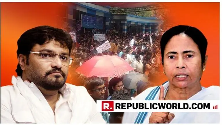 BJP MP Babul Supriyo appeals striking junior doctors to resume work, asks them to instead 'protest by gheraoing state police, Mamata Banerjee' BJP MP Babul Supriyo appeals striking junior doctors to resume work, asks them to instead 'protest by gheraoing state police, Mamata Banerjee'