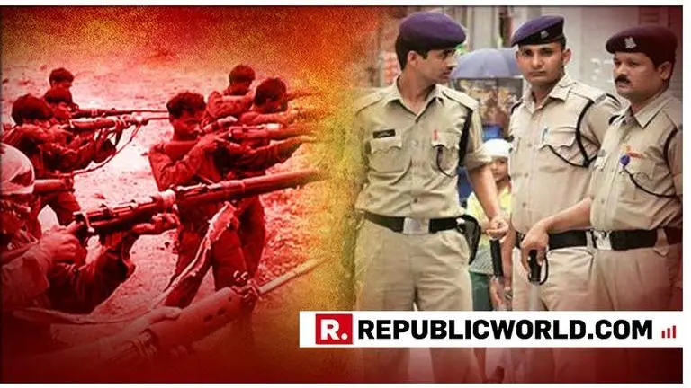 Five policemen martyred in Maoist attack on police van in Sairaikela, Jharkhand Five policemen martyred in Maoist attack on police van in Sairaikela, Jharkhand