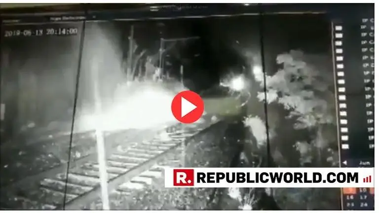 WATCH: Massive train accident averted on Mumbai-Pune Route as CCTV cameras installed in "ghat" proved useful