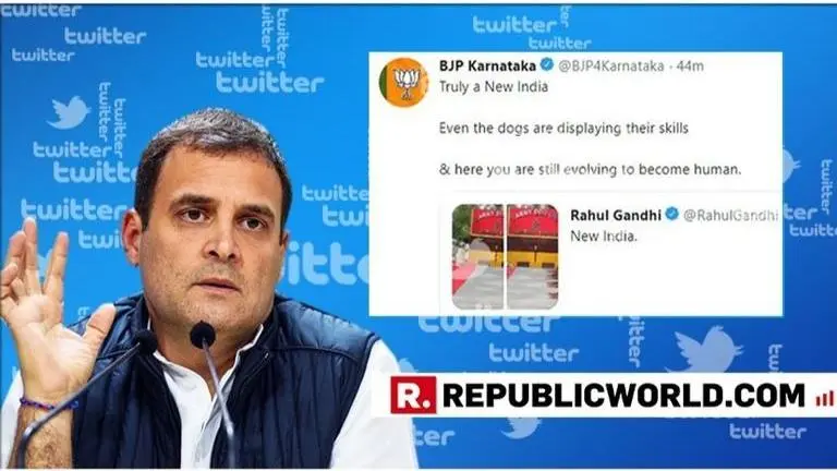 BJP Karnataka slams Rahul Gandhi's distasteful tweet mocking Indian Army on International Day of Yoga BJP Karnataka slams Rahul Gandhi's distasteful tweet mocking Indian Army on International Day of Yoga