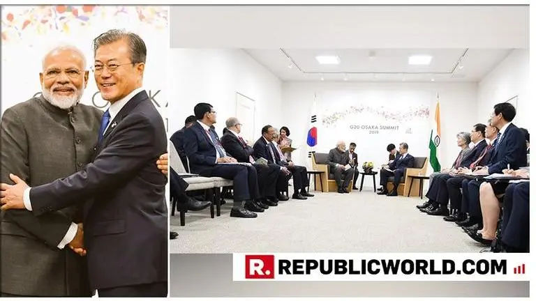 PM Modi meets South Korean President Moon on sidelines of G-20 summit, discusses ways to enhance trade ties PM Modi meets South Korean President Moon on sidelines of G-20 summit, discusses ways to enhance trade ties