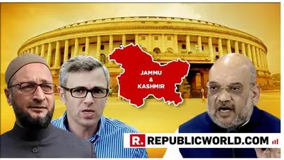 Omar Abdullah and Asaduddin Owaisi oppose Home Minister Amit Shah's Kashmir policy, as Lok Sabha passes J&K Reservation bill Omar Abdullah and Asaduddin Owaisi oppose Home Minister Amit Shah's Kashmir policy, as Lok Sabha passes J&K Reservation bill