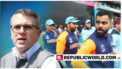 World Cup 2019: After Mehbooba Mufti's 'Orange jersey' superstition, Omar Abdullah questions India's 'listless' performance against England World Cup 2019: After Mehbooba Mufti's 'Orange jersey' superstition, Omar Abdullah questions India's 'listless' performance against England