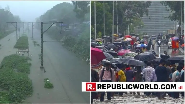 Heavy rains in Mumbai for the 4th consecutive day delays trains, disrupts traffic. LIVE updates here