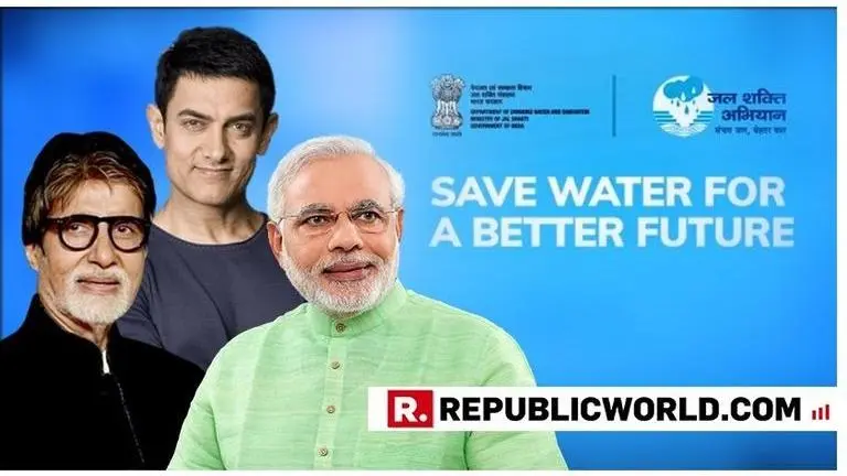 PM Modi commends 'wise words' by Jal Shakti Abhiyan's star backers Amitabh Bachchan & Aamir Khan, watch their messages on water conservation PM Modi commends 'wise words' by Jal Shakti Abhiyan's star backers Amitabh Bachchan & Aamir Khan, watch their messages on water conservation