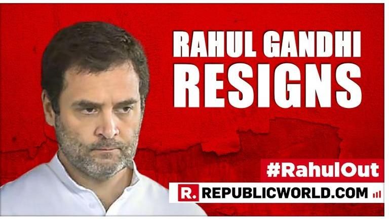 Rahul Gandhi Resigns But Will Remain Congress President Till Congress