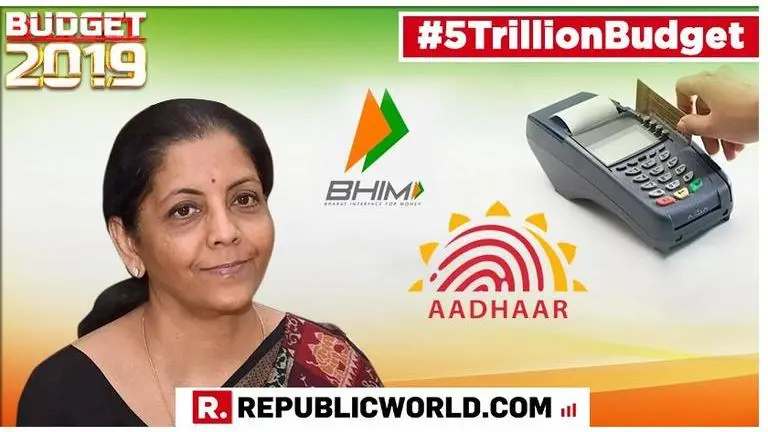 Union Budget 2019: Nirmala Sitharaman announces 2% TDS on cash withdrawals above 1 crore, promotes digital economy Union Budget 2019: Nirmala Sitharaman announces 2% TDS on cash withdrawals above 1 crore, promotes digital economy