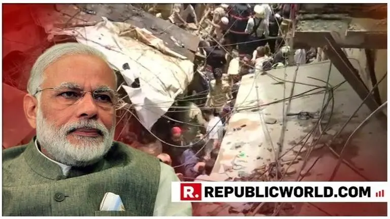 Mumbai building collapse: PM Modi offers condolences to families of those who lost their lives, says incident is 'anguishing' Mumbai building collapse: PM Modi offers condolences to families of those who lost their lives, says incident is 'anguishing'