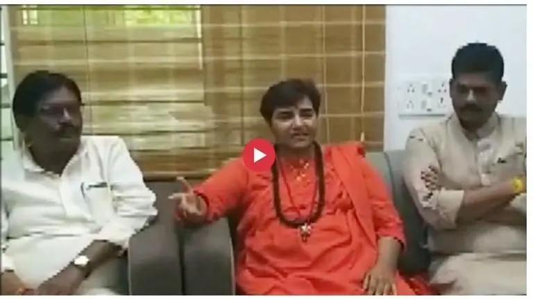 Sadhvi Pragya triggers controversy months after becoming Bhopal MP, argues she 'Didn't become MP to clean drains, toilets' Sadhvi Pragya triggers controversy months after becoming Bhopal MP, argues she 'Didn't become MP to clean drains, toilets'