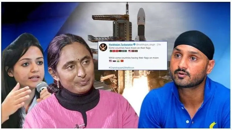 Harbhajan Singh's celebration tweet over Chandryaan-2's success slammed by Kavita Krishnan & Shehla Rashid, gets called 'bigoted'