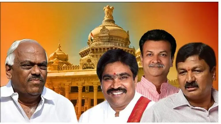 Karnataka Speaker disqualifies 3 rebel MLAs -1 Independent and 2 Congress, under anti-defection law Karnataka Speaker disqualifies 3 rebel MLAs -1 Independent and 2 Congress, under anti-defection law
