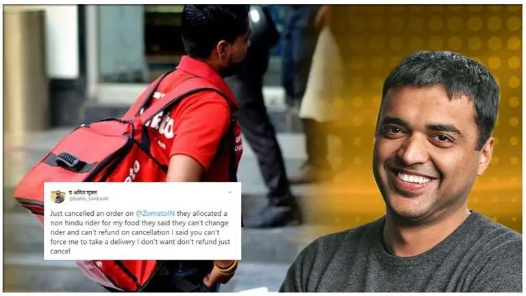 Zomato's Deepinder Goyal 'not sorry to lose business' after shutting down customer's Hindu delivery exec demand Zomato's Deepinder Goyal 'not sorry to lose business' after shutting down customer's Hindu delivery exec demand