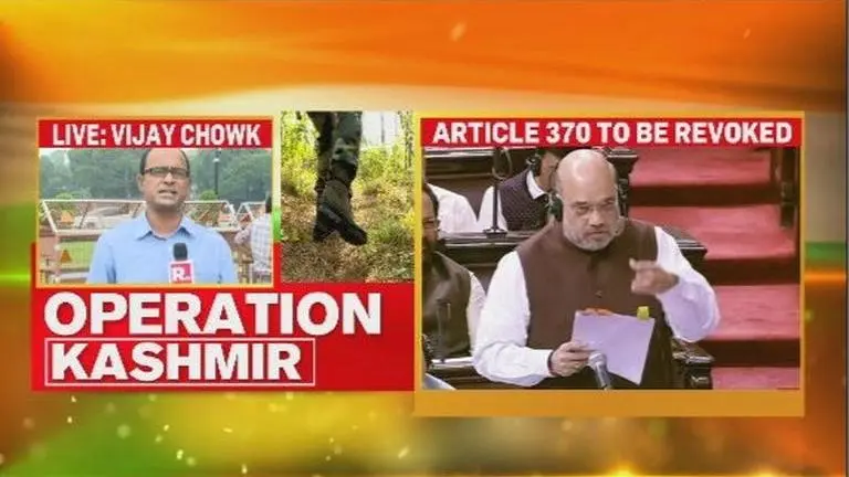 Jammu and Kashmir: Opposition creates ruckus in Rajya Sabha, chant 'band karo' as Amit Shah begins his statement Jammu and Kashmir: Opposition creates ruckus in Rajya Sabha, chant 'band karo' as Amit Shah begins his statement