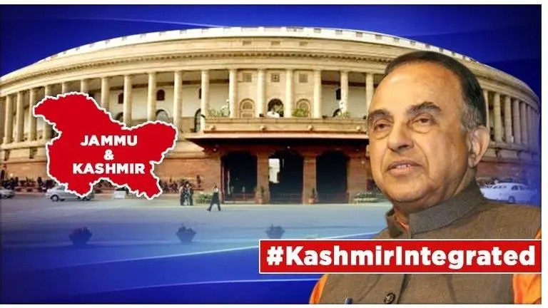 J&K: Article 370 to go, Dr Subramanian Swamy feeling vindicated as PM Modi & Amit Shah target integration