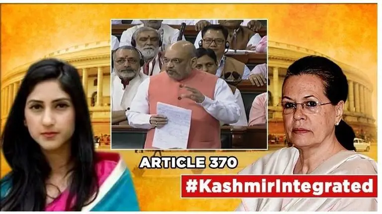 J&K: Sonia Gandhi's aide delivers big snub; 'scrapping Article 370 goes above party lines,' says Raebareli MLA Aditi Singh
