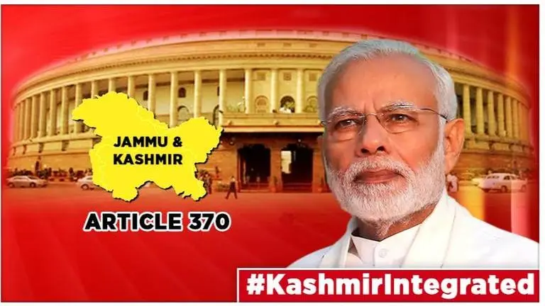 PM Modi hails scrapping of Article 370 as a tribute to Sardar Patel, says, 'J&K now free from shackles of vested groups' PM Modi hails scrapping of Article 370 as a tribute to Sardar Patel, says, 'J&K now free from shackles of vested groups'