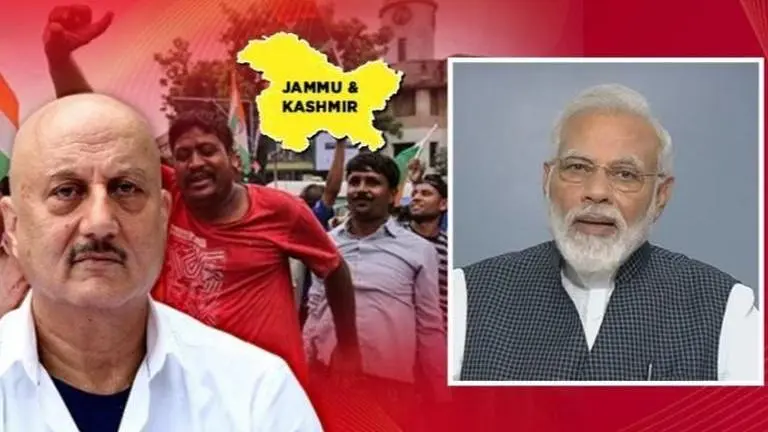 PM Modi's J&K Speech | Anupam Kher says "He certainly is the most inspirational political leader in the world"