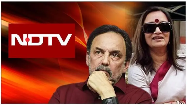 NDTV founders Prannoy Roy & Radhika Roy allegedly stopped from leaving India NDTV founders Prannoy Roy & Radhika Roy allegedly stopped from leaving India