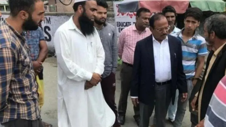 J&K: NSA Ajit Doval celebrates Eid with locals in Srinagar, to hold briefing later in the day
