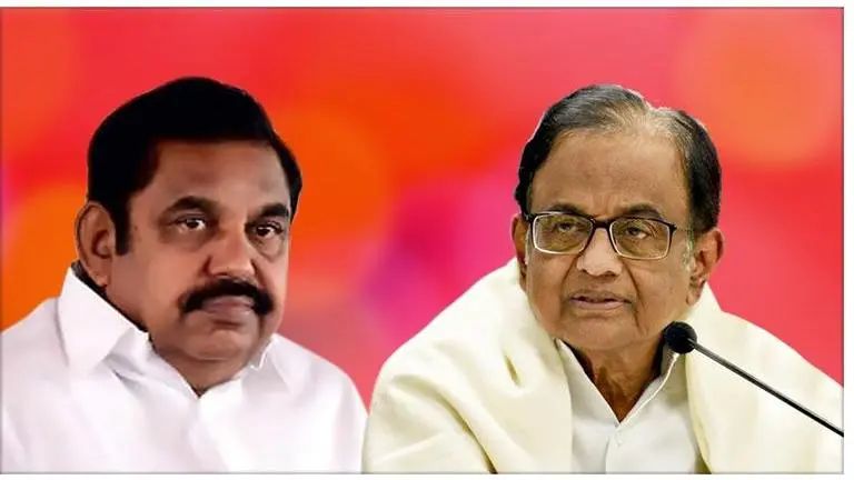 Chidambaram only a "burden on earth," says Tamil Nadu Chief Minister