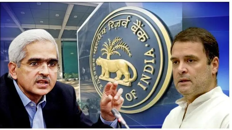 Rahul Gandhi writes letter to RBI Governor Shaktikanta Das over Kerala floods, farm loans