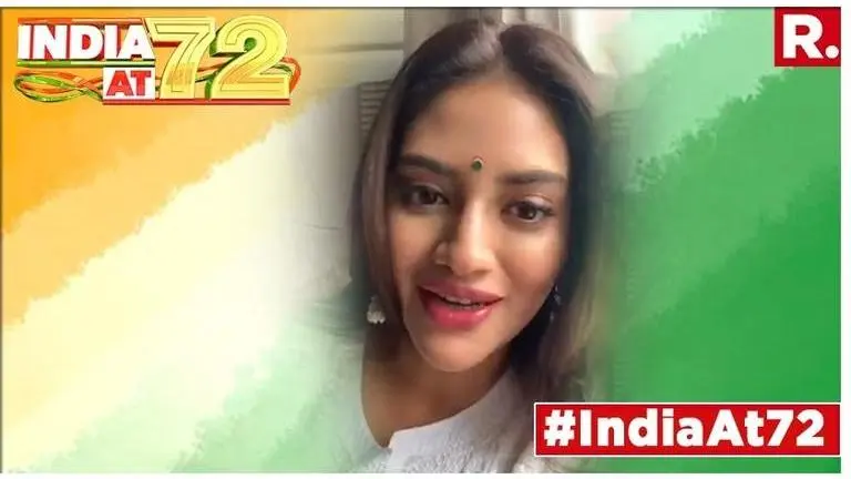 Independence Day: Trinamool MP Nusrat Jahan's wish has an unmissable message Independence Day: Trinamool MP Nusrat Jahan's wish has an unmissable message