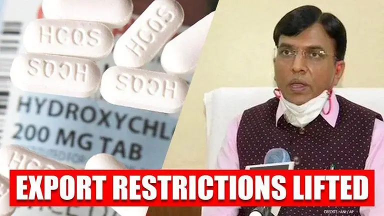 Restriction on export of HCQ lifted; production surpassed domestic requirement: Union Min Hydroxychloroquine