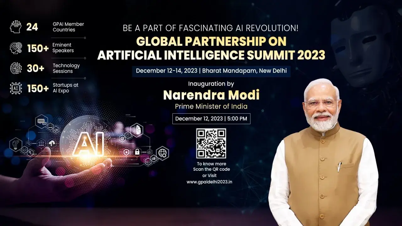 PM Modi eyes inclusive growth at Global Partnership on AI Summit 2023 GPAI Summit 2023