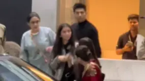 A screengrab from the viral video