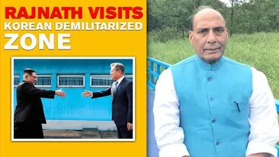 Rajnath Singh visits venue where Kim Jong-un, Moon Jae-in met Rajnath Singh