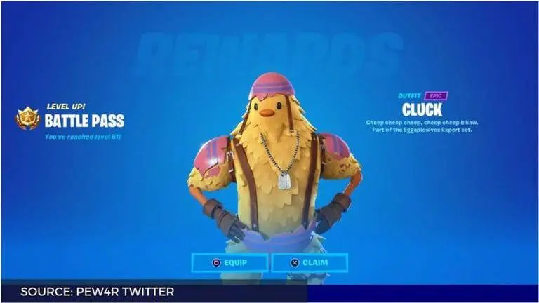Where is Cluck in Fortnite? Here's how to find the Cluck Location in Fortnite Source: pew4r Twitter