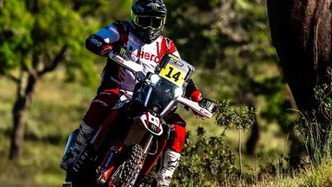 Buhler of Hero Motosports wins Stage 2 at Raid Portugal Sebastian Bühler