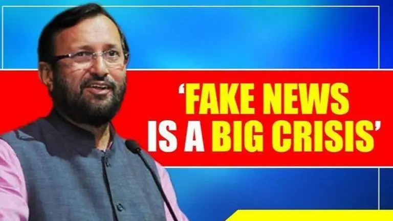Prakash Javadekar: 'Fake News bigger threat than Paid News' Javadekar