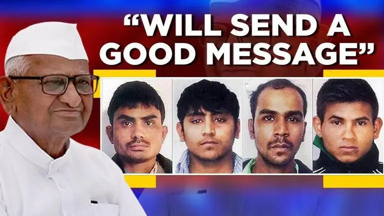 Anna Hazare hails death warrant for Nirbhaya rapists, says want justice for others too Anna Hazare