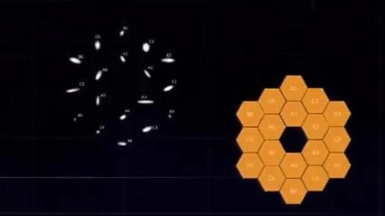 James Webb Space Telescope's mirrors align 1st starlight in a hexagon, reveals NASA James Webb Telescope
